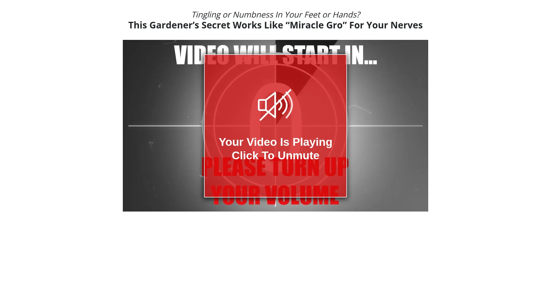 Website screenshot of Fastnervefix.com