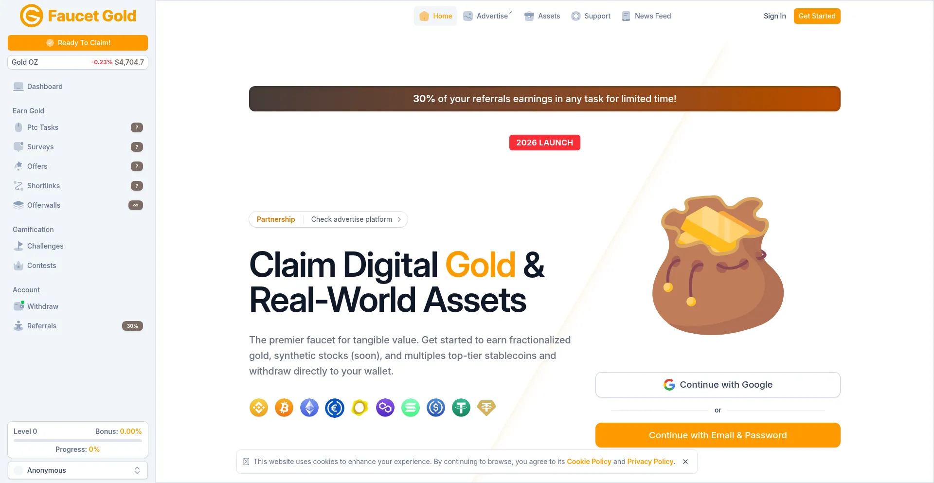 Faucet.gold