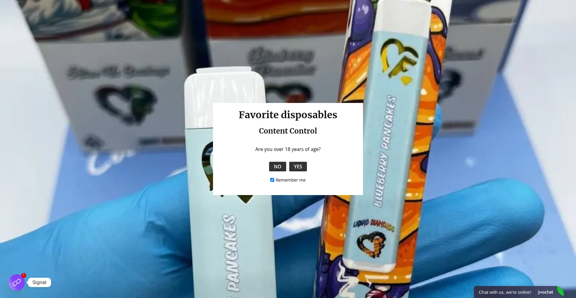 Website screenshot of Favoritedispos.com