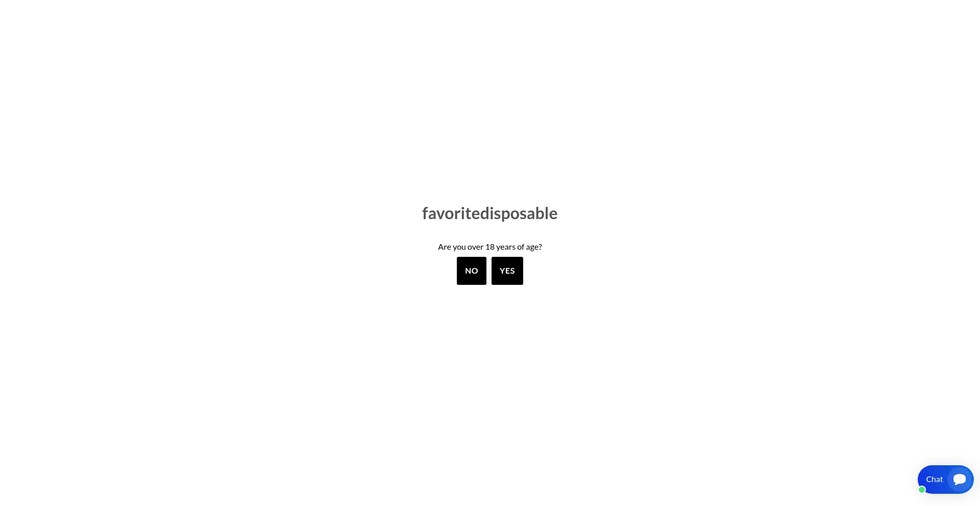 Website screenshot of Favoritesdisposable.net