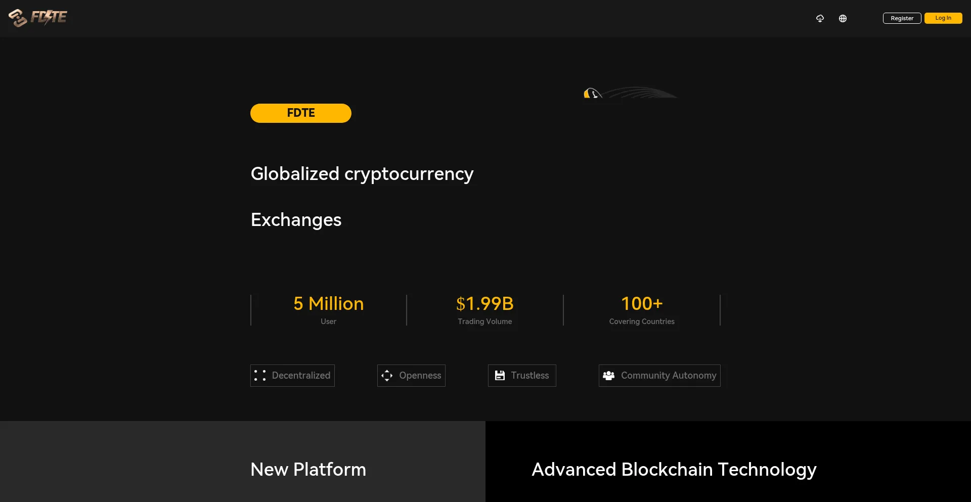 Website screenshot of Fdte5.xyz
