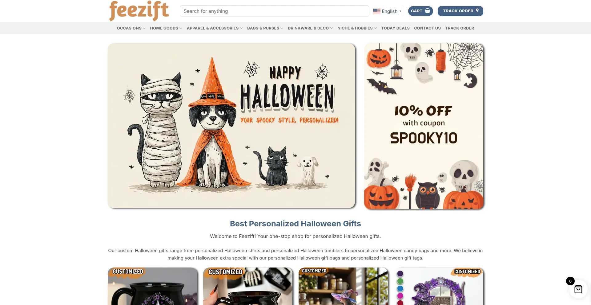 Feezift.com Screenshot