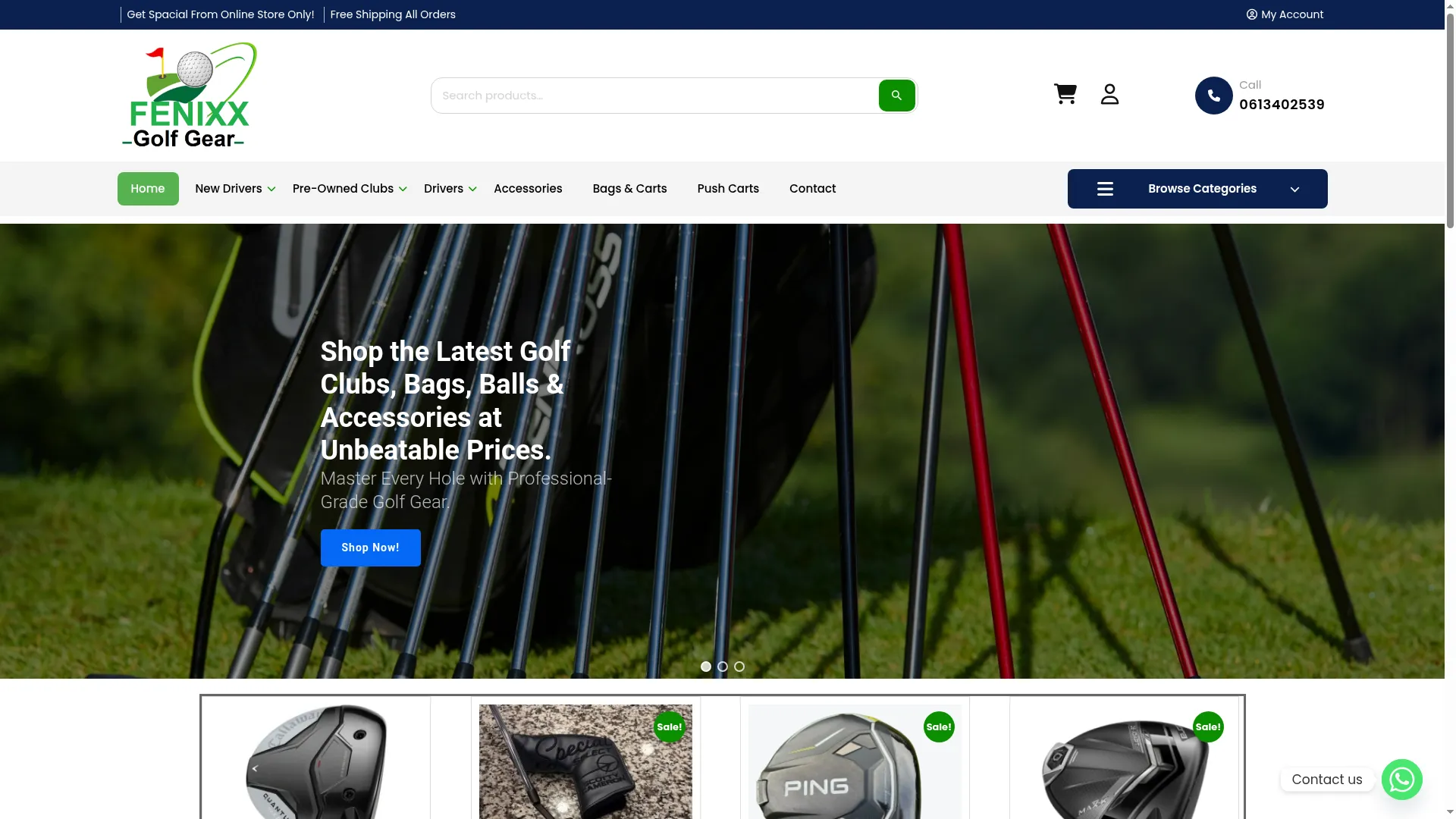 Fenixxgolfgear.co.za