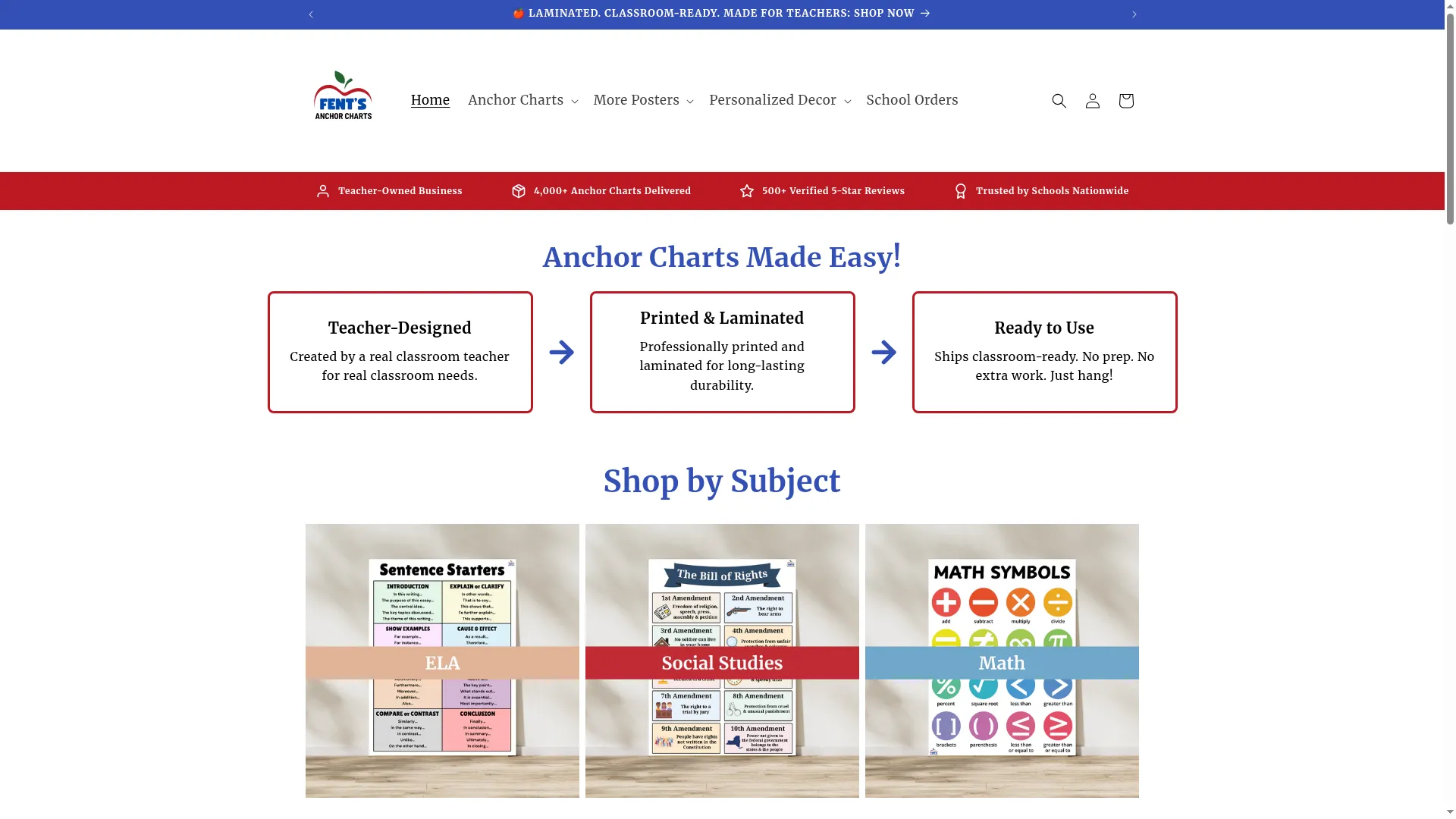 Fentsanchorcharts.com
