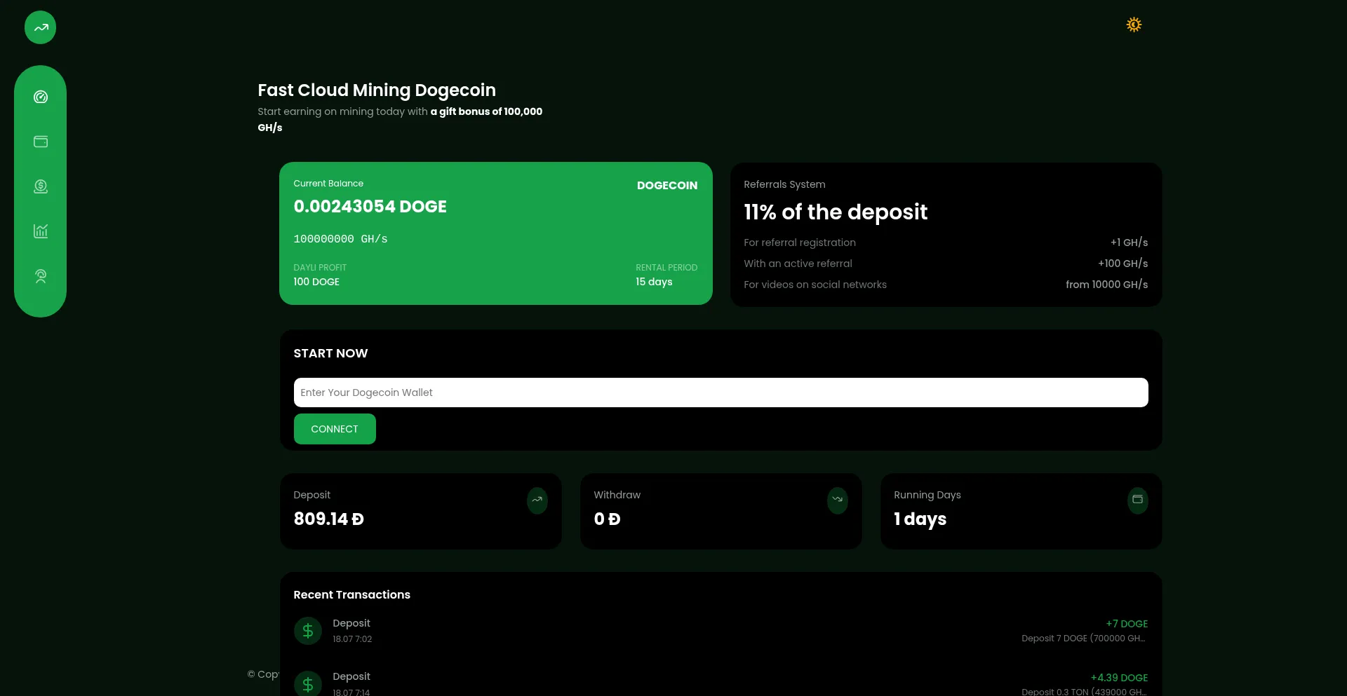 Website screenshot of Feralix.com