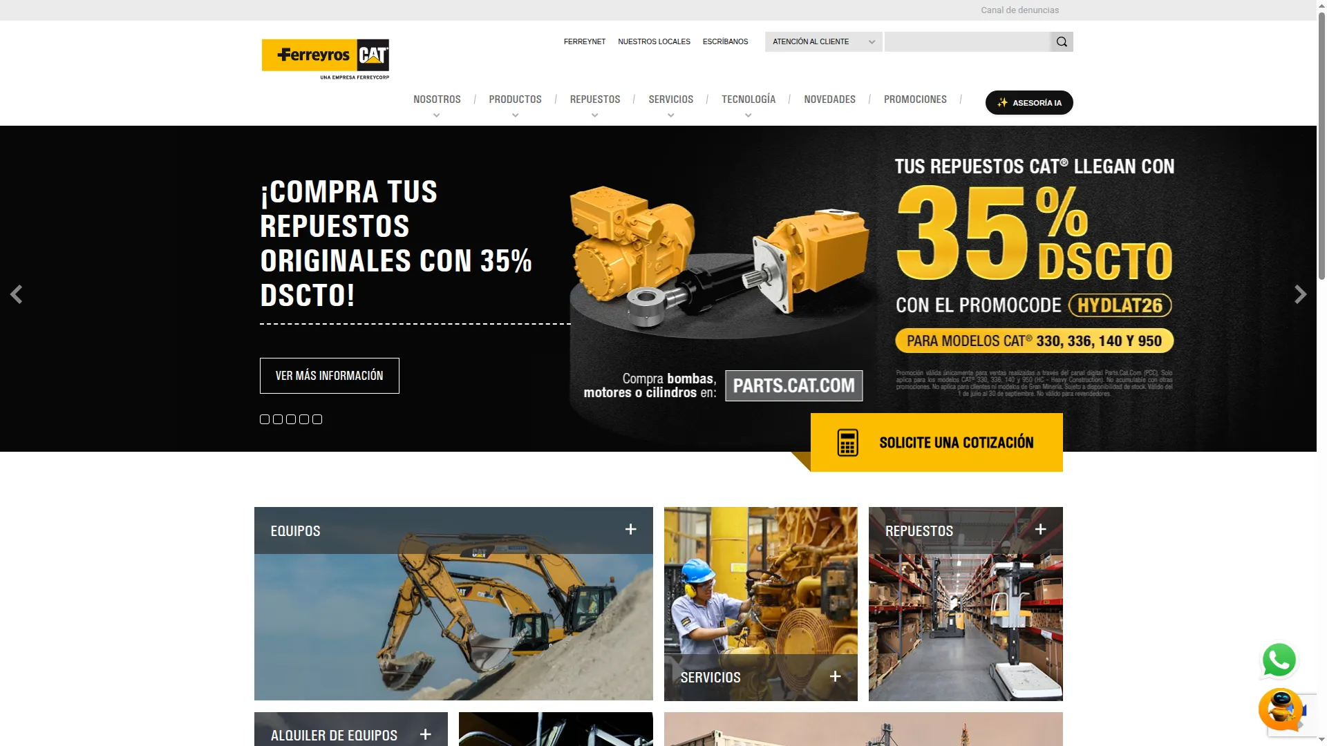 Ferreyros.com.pe