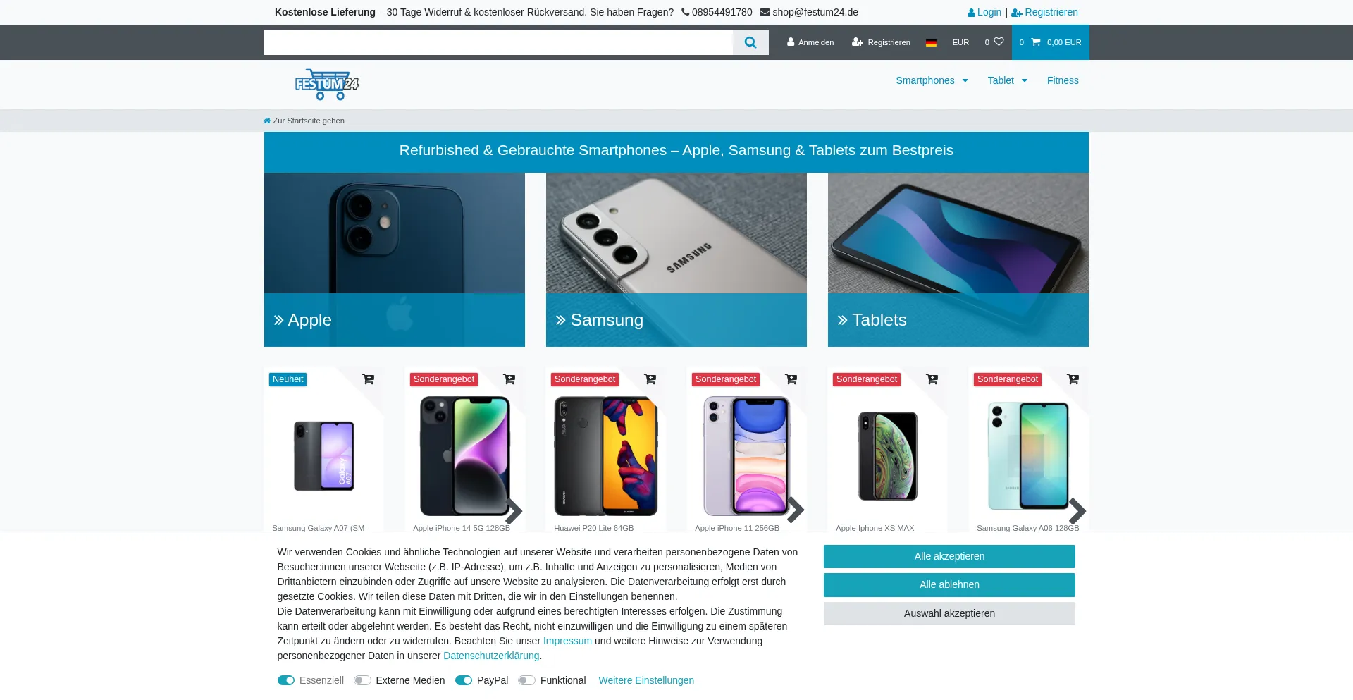 ¿És Seguro y Confiable Festum24.de?