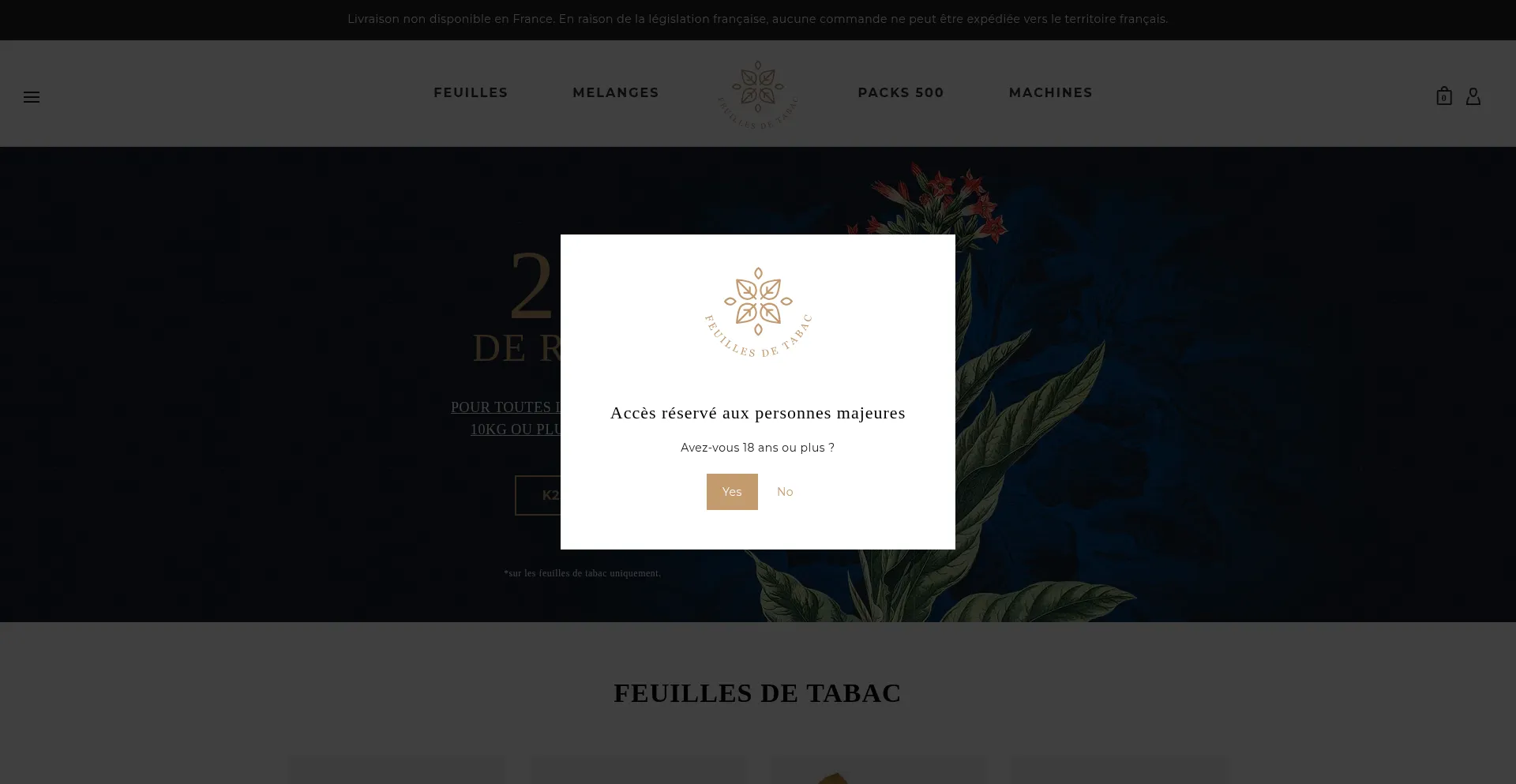 ¿És Seguro y Confiable Feuilles-tabac.be?