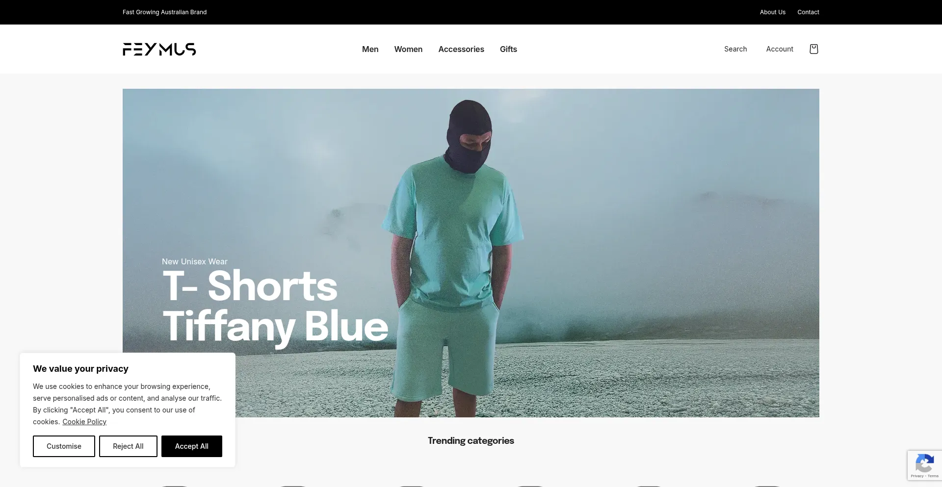 Website screenshot of Feymus.com