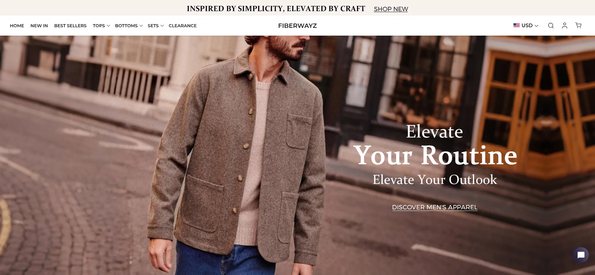 Website screenshot of Fiberwayz.com