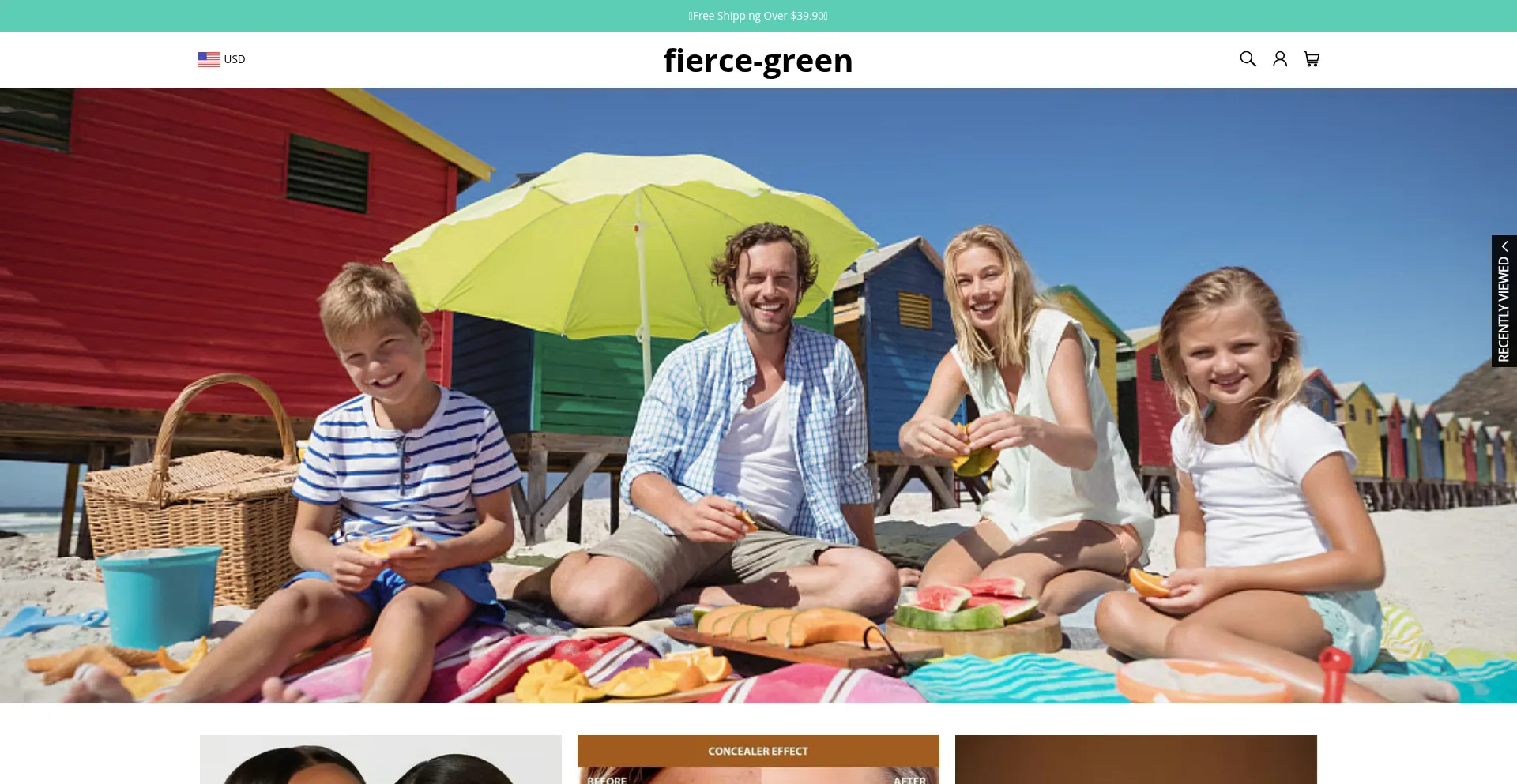 Fierce-green.com Screenshot