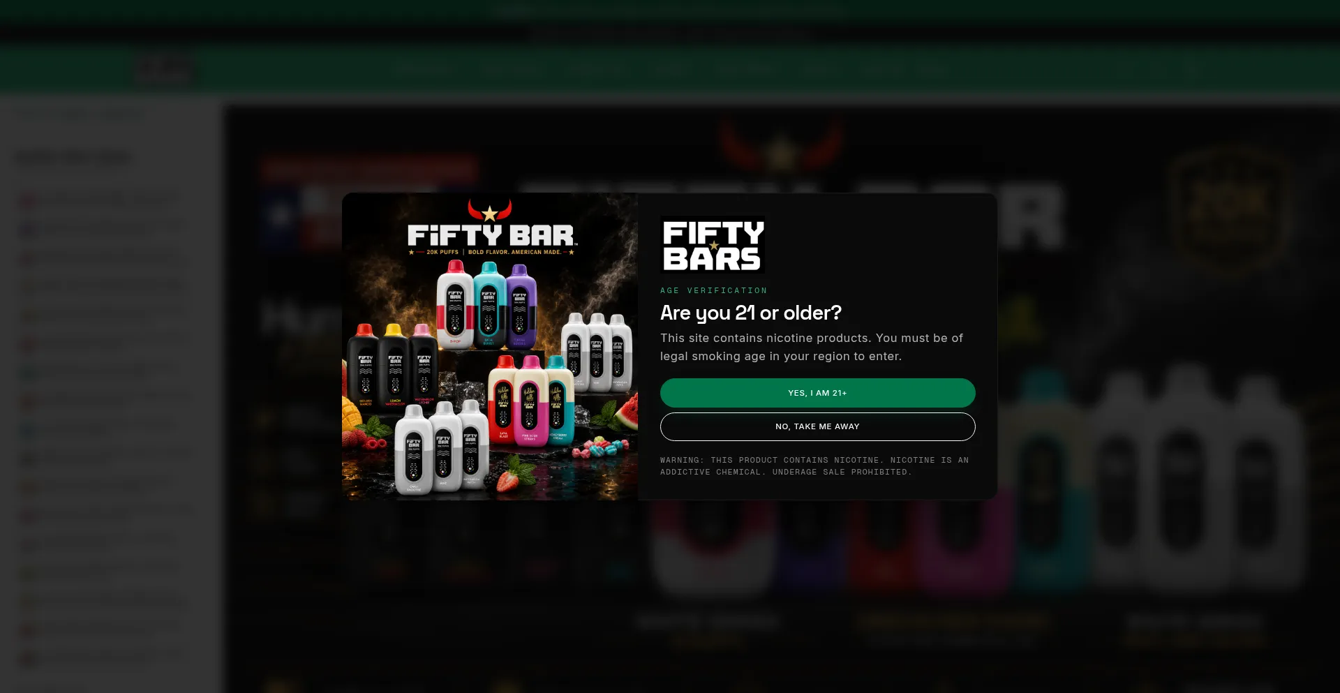 Fiftybarofficialsite.com