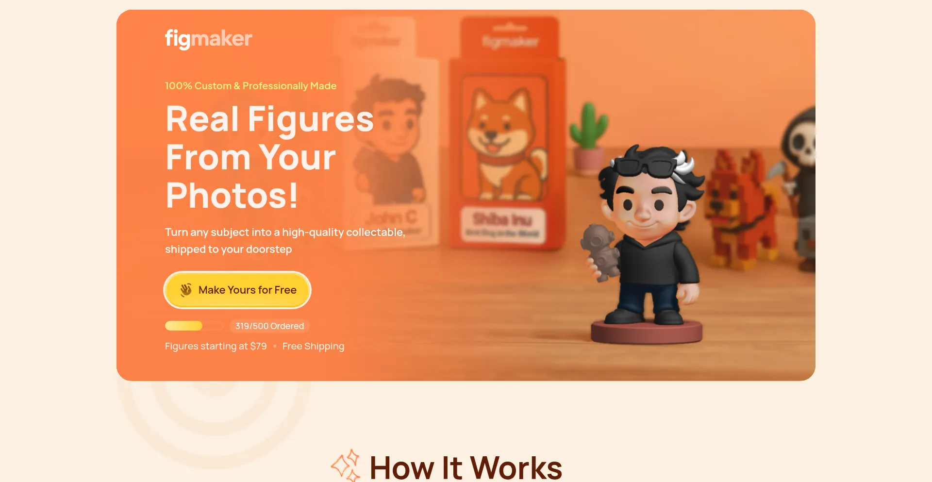 Website screenshot of Figmaker.com