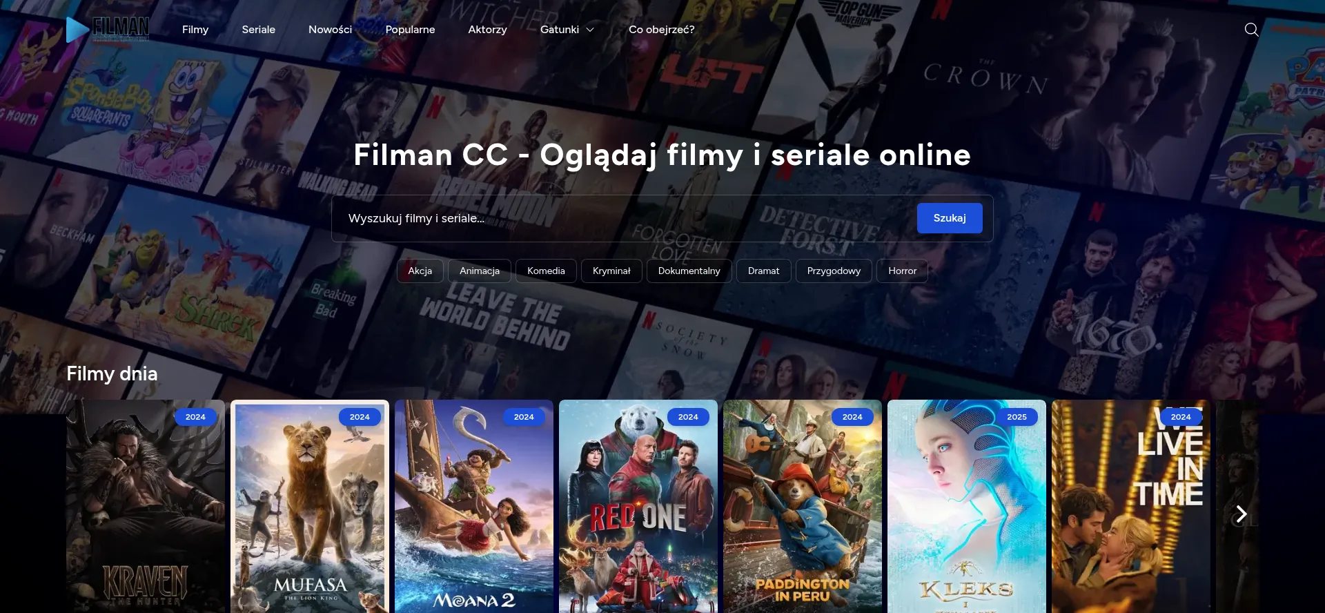 Website screenshot of Filman-cc.org