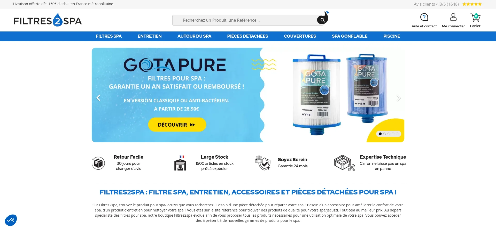 ¿És Seguro y Confiable Filtres-spa.com?