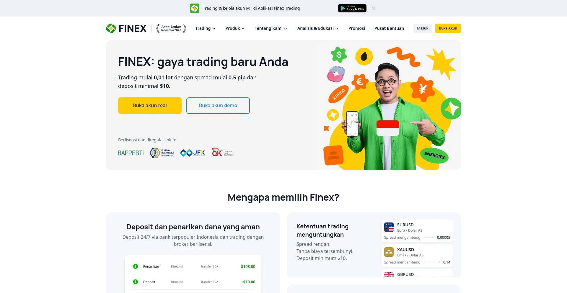 Finex.co.id Screenshot