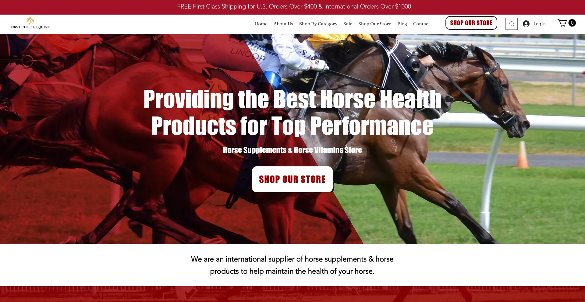 ¿És Seguro y Confiable Firstchoiceequine.com?