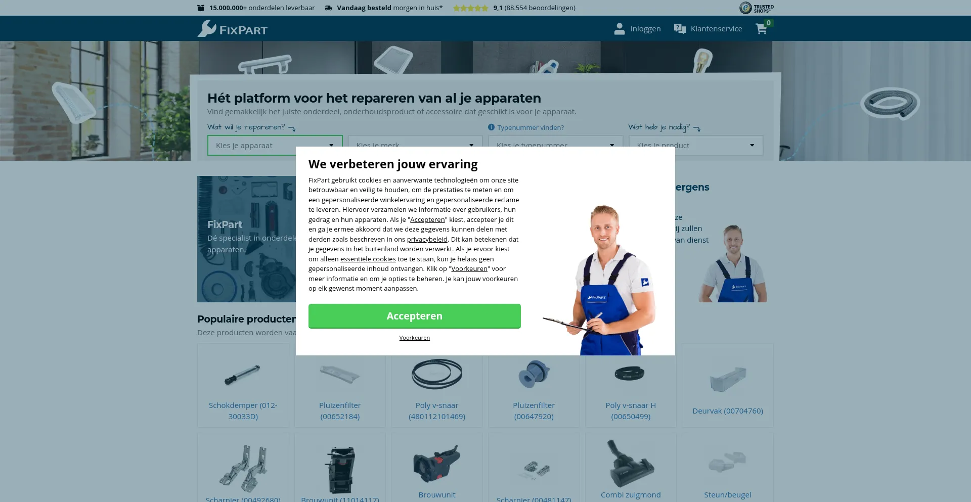 ¿És Seguro y Confiable Fixpart.nl?