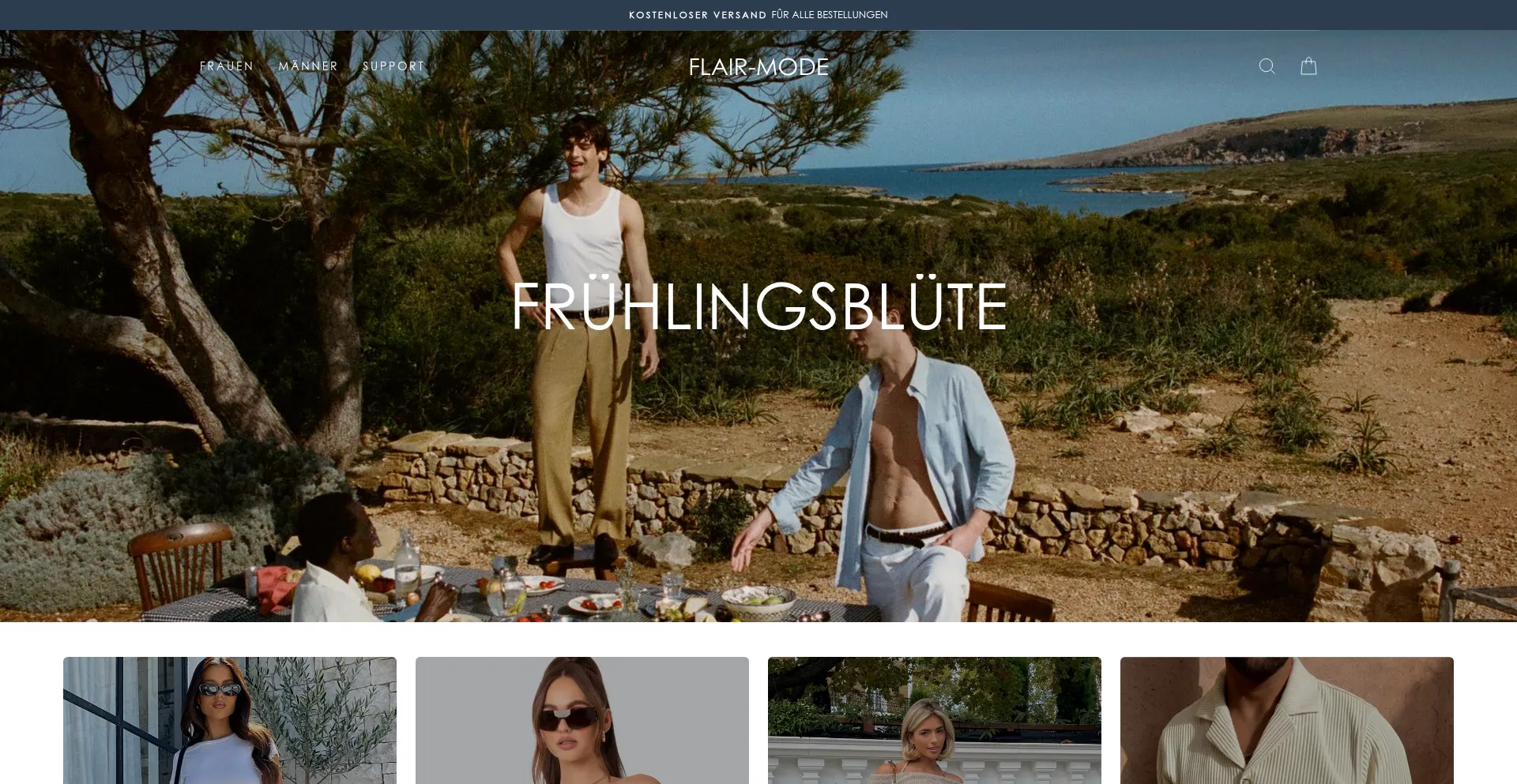Website screenshot of Flair-mode.com