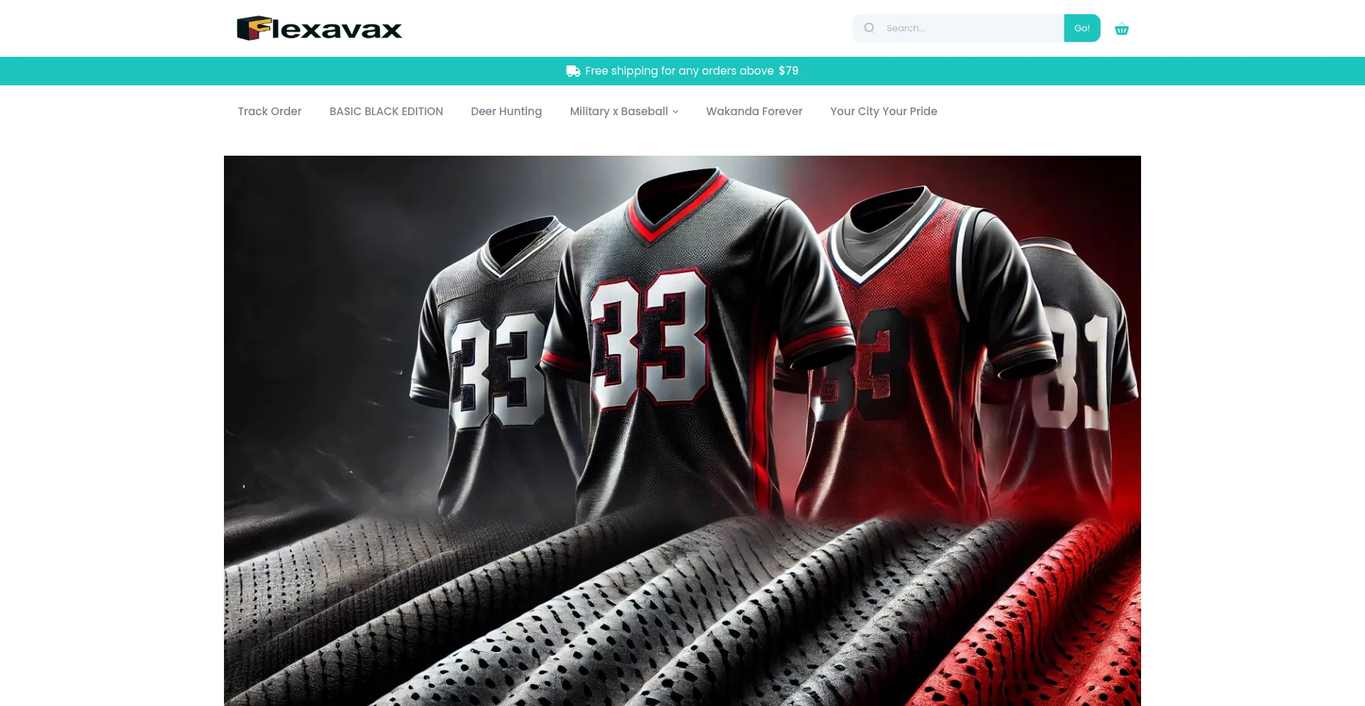Website screenshot of Flexavax.com