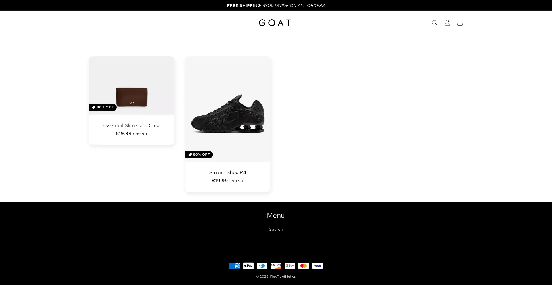 Website screenshot of Flexfitasklasidzathleticxzzs.store
