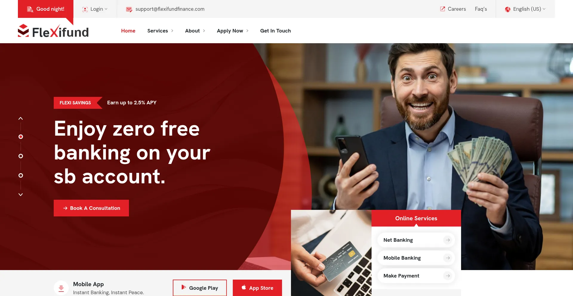 Flexifundfinance.com Screenshot