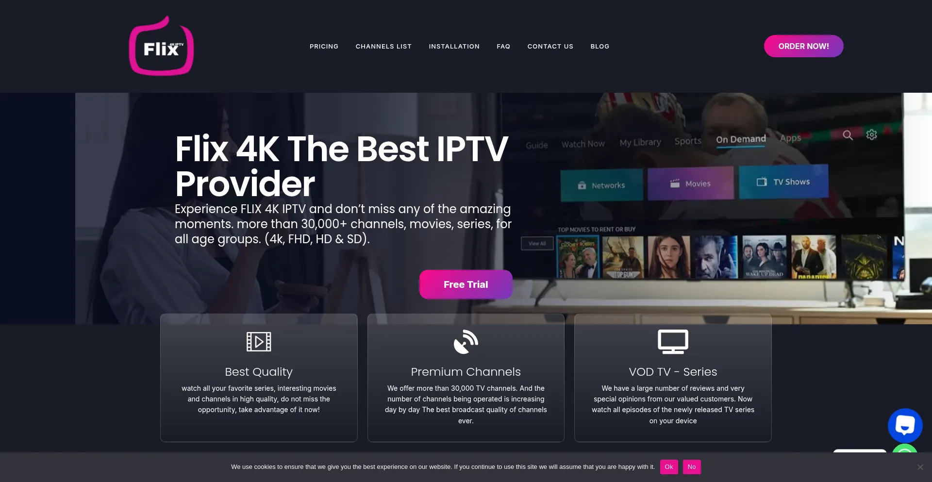 Flix4ktv.com Screenshot