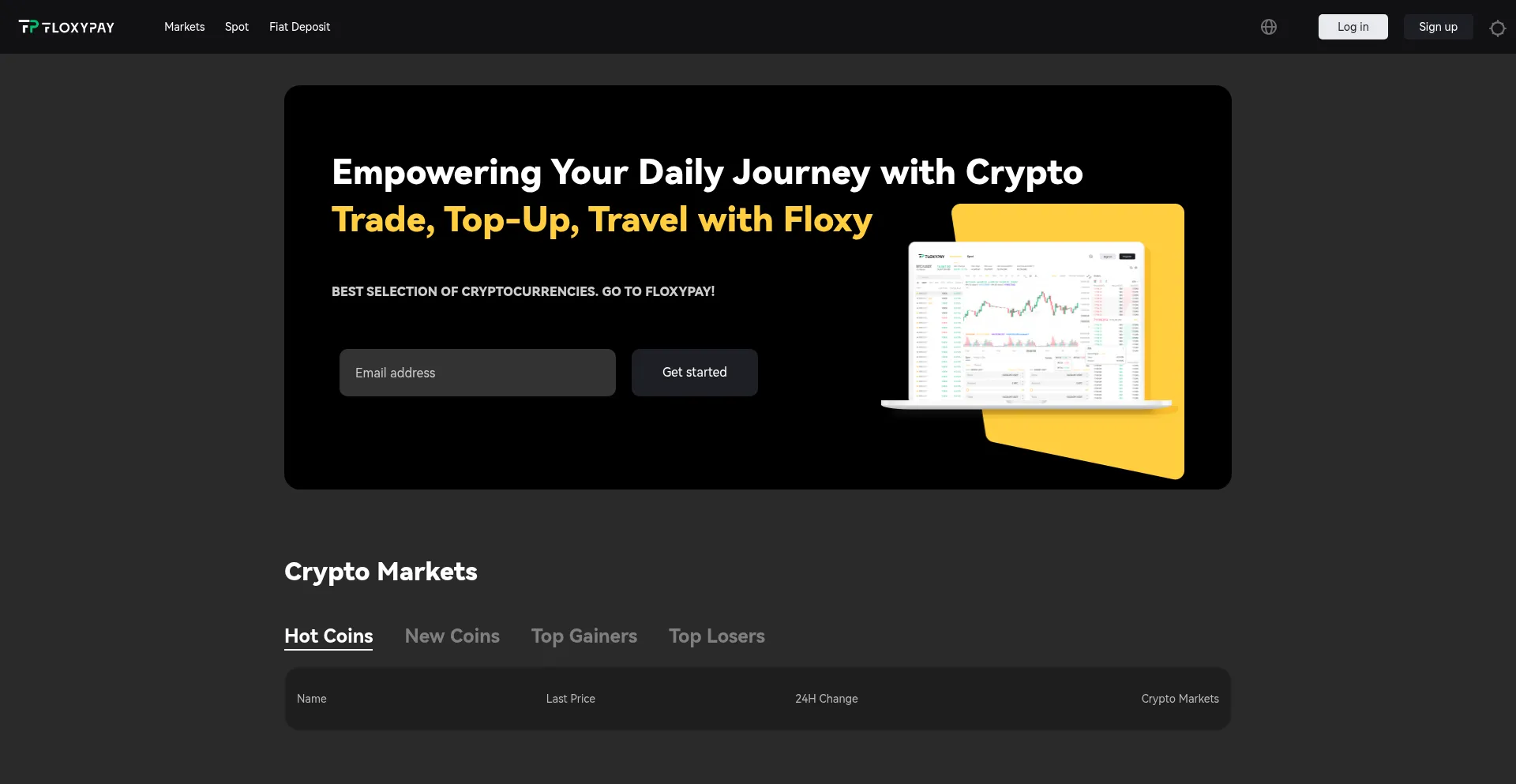 Website screenshot of Floxypay.com