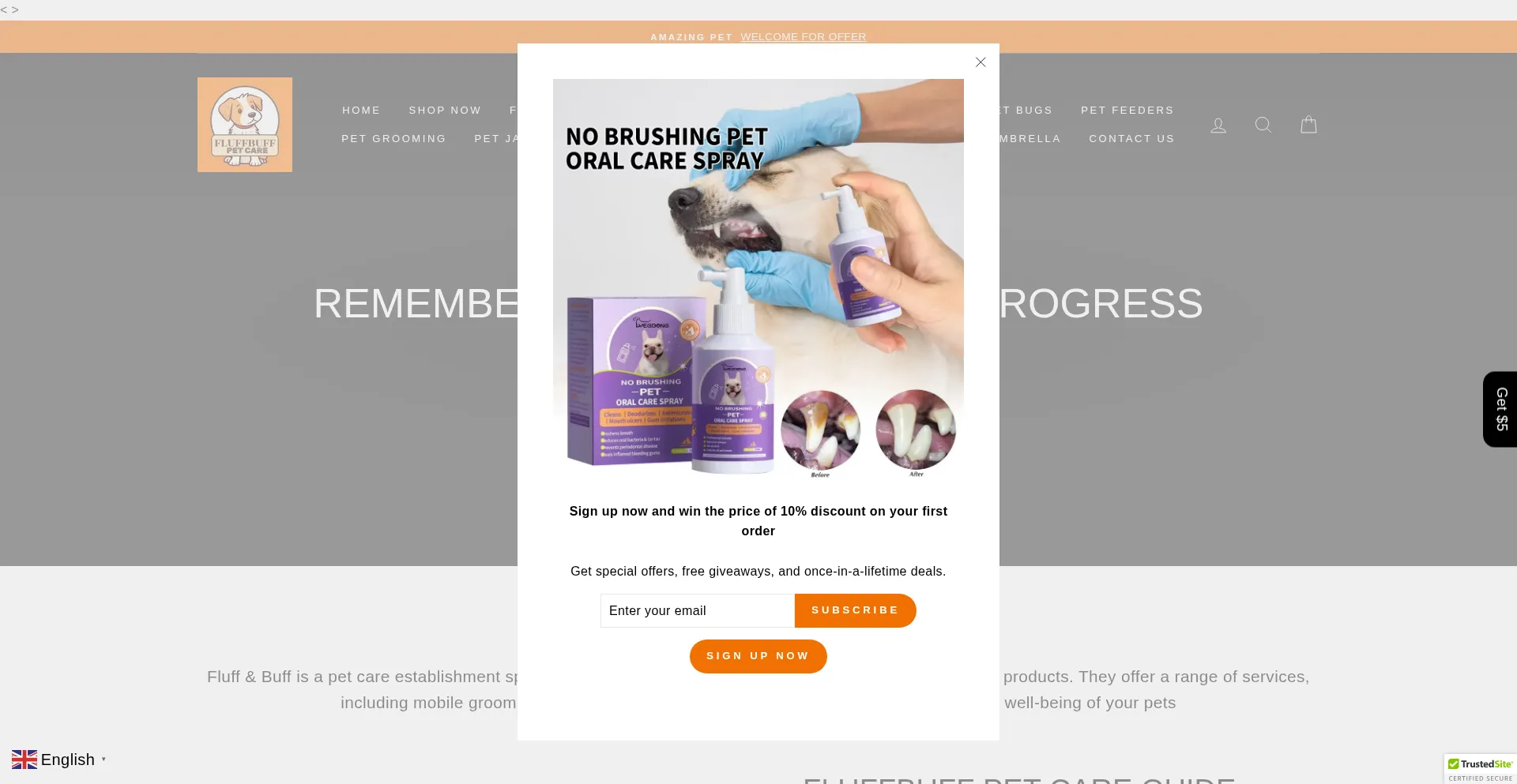Fluffbuffpetcare.com Screenshot