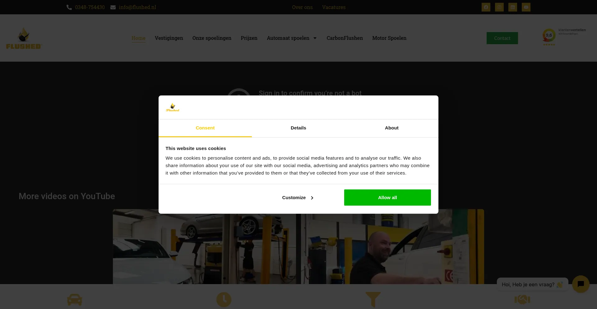 Flushed.nl Screenshot