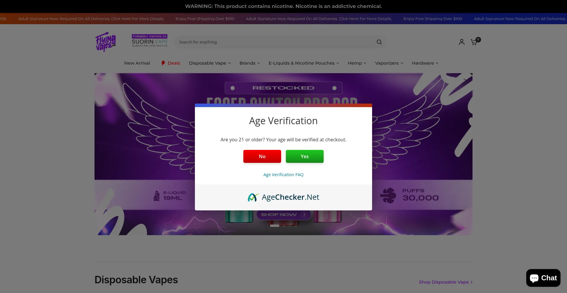 ¿És Seguro y Confiable Flyingvape.com?