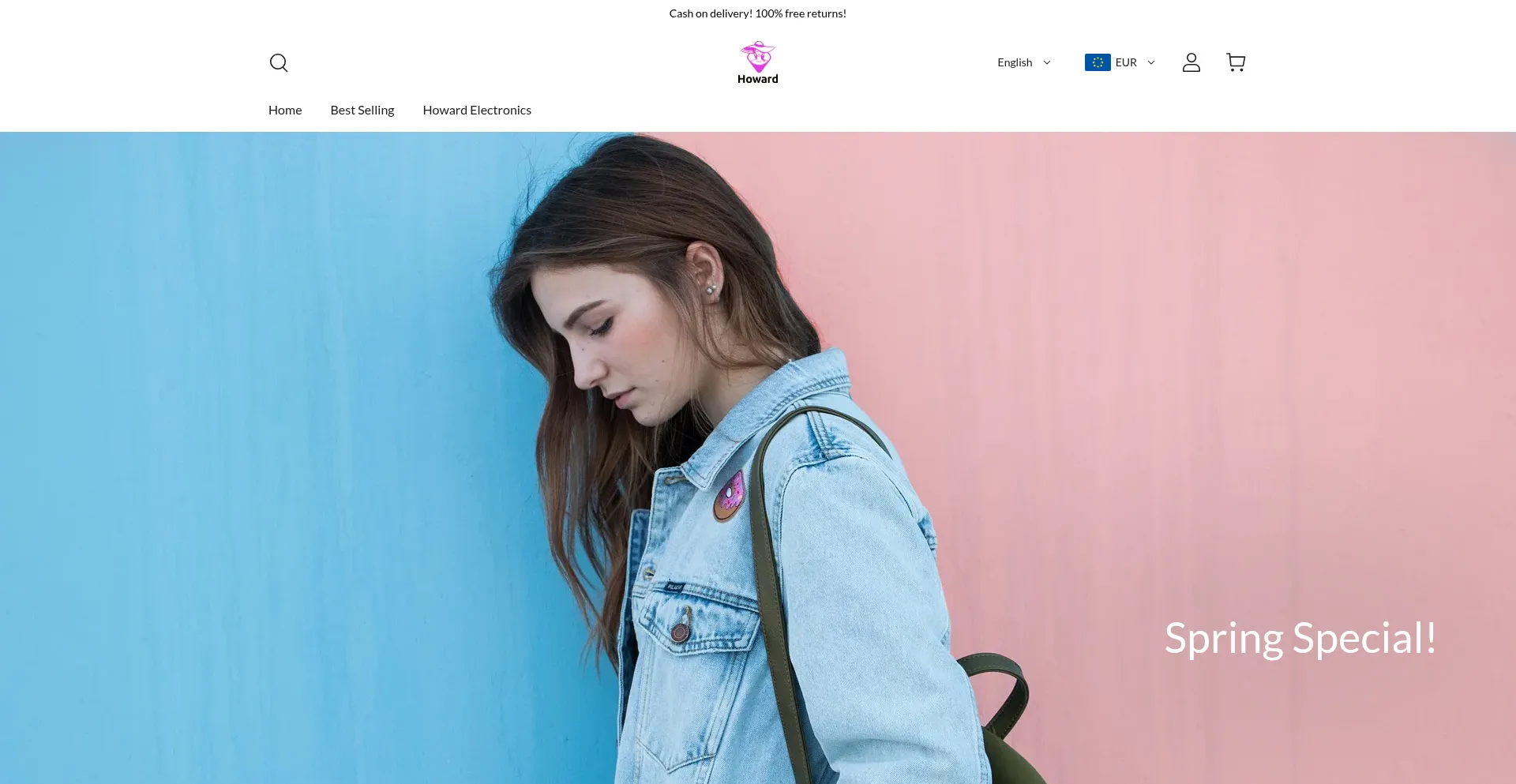 Website screenshot of Fnads.ltd