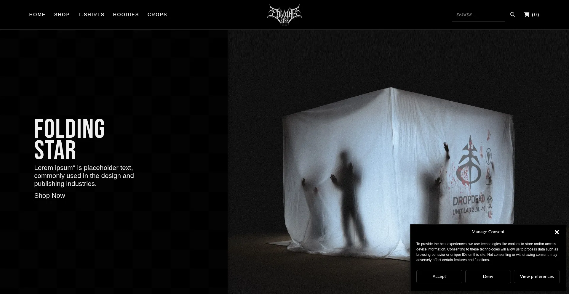 Website screenshot of Foldingstar.online
