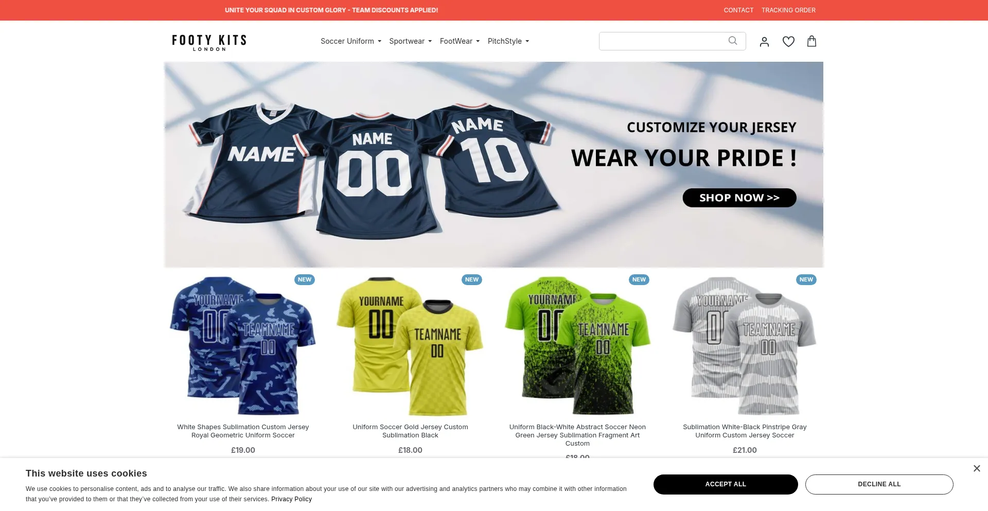 ¿És Seguro y Confiable Footykits.uk?