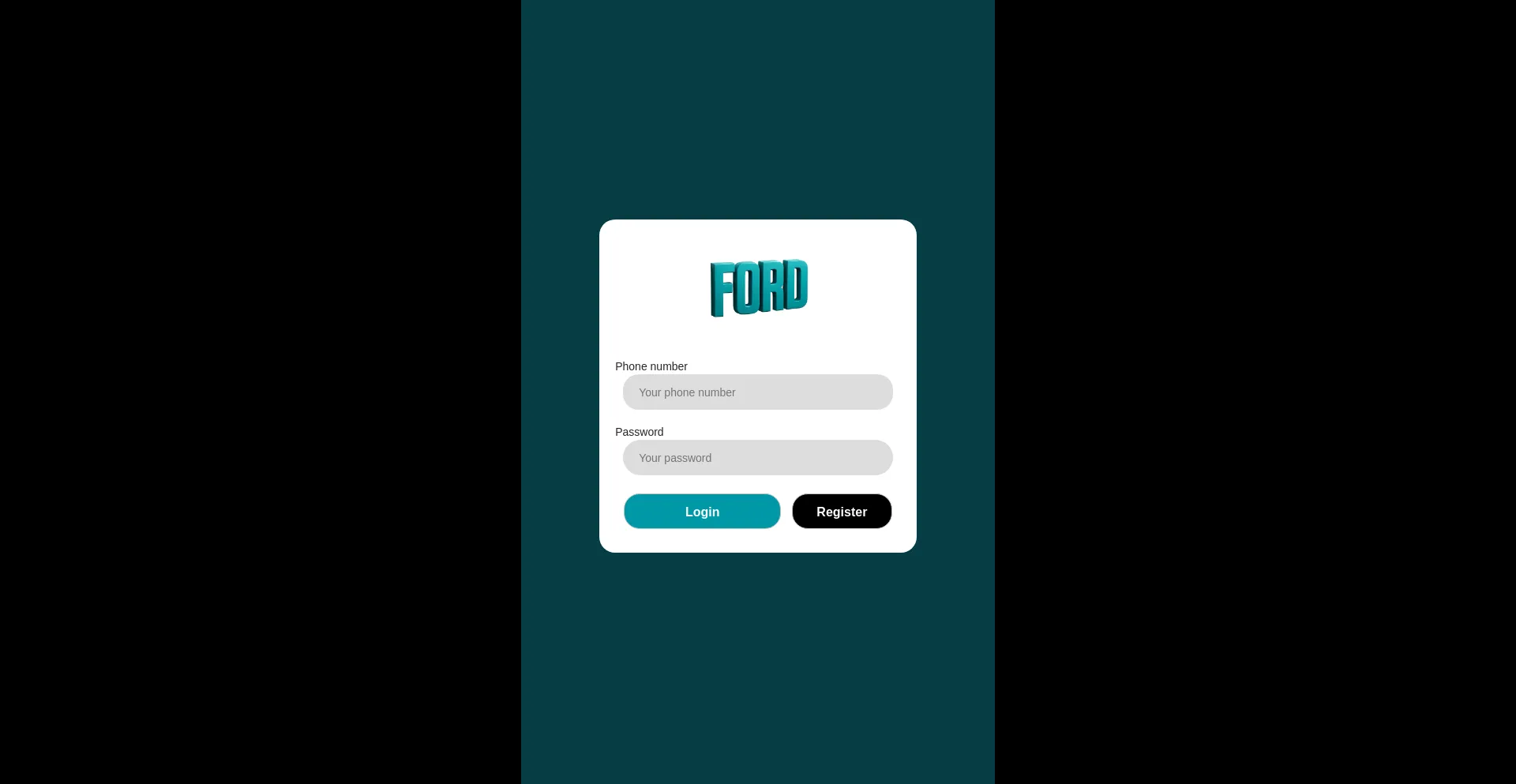 Website screenshot of Fordrentals-vip.com