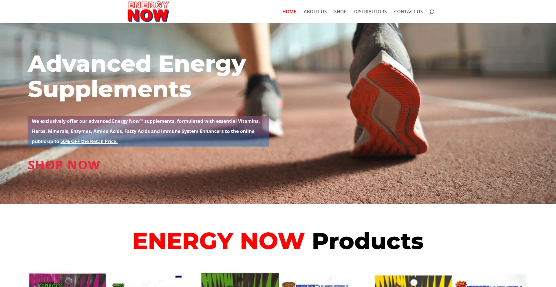 Website screenshot of Forenergynow.com