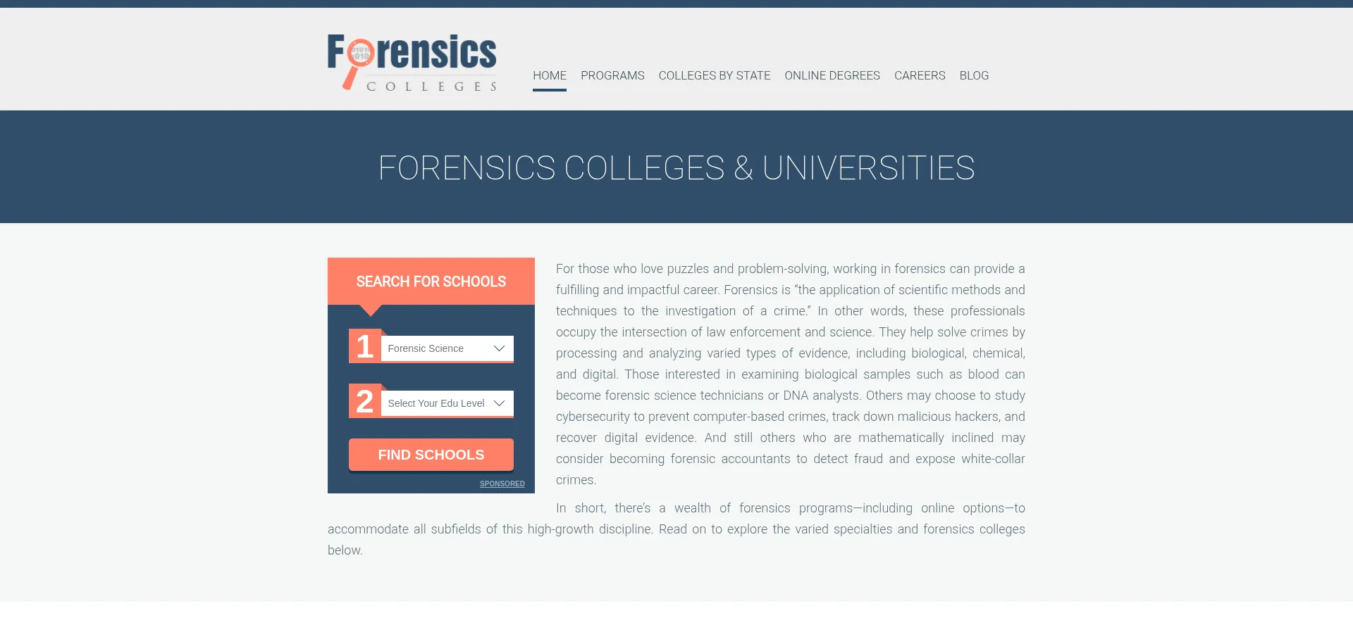 Forensicscolleges.com