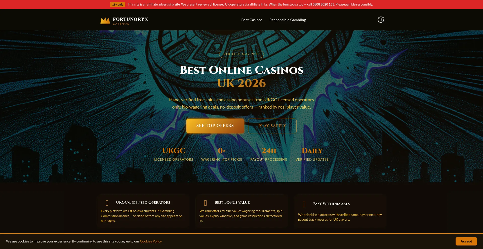 Fortunoryx-casinos.com