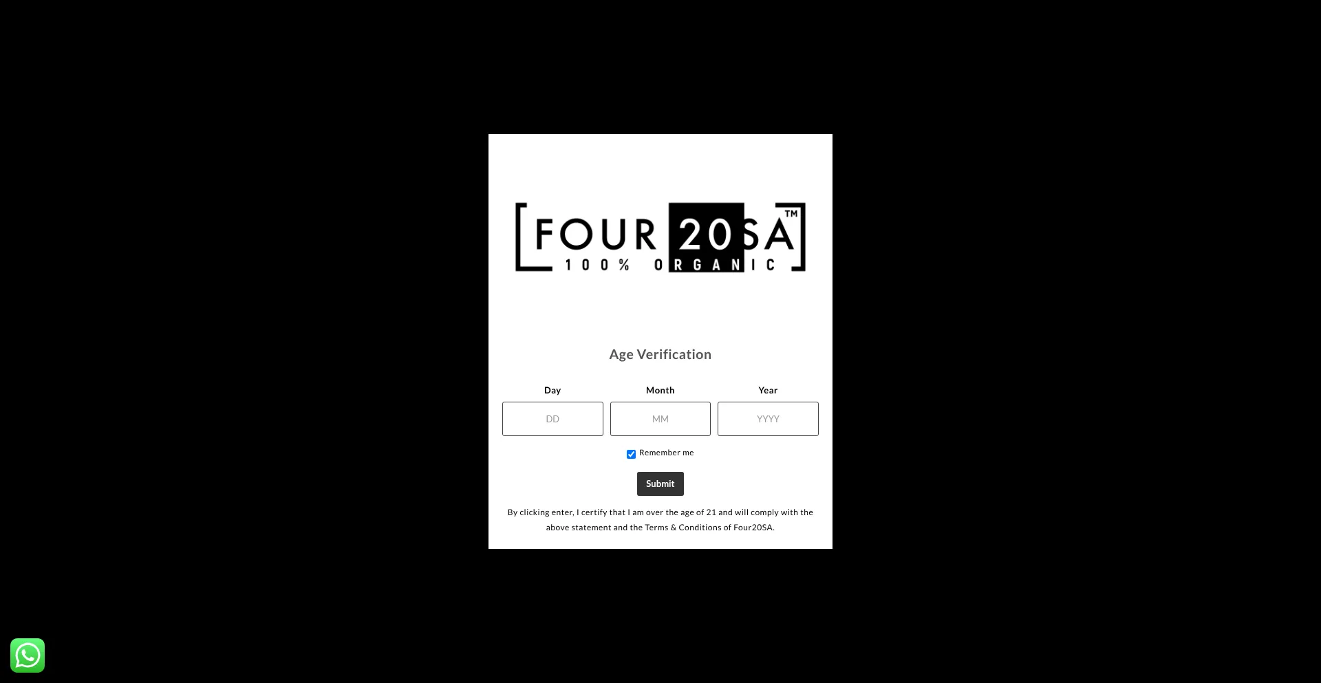 ¿És Seguro y Confiable Four20sa.co.za?
