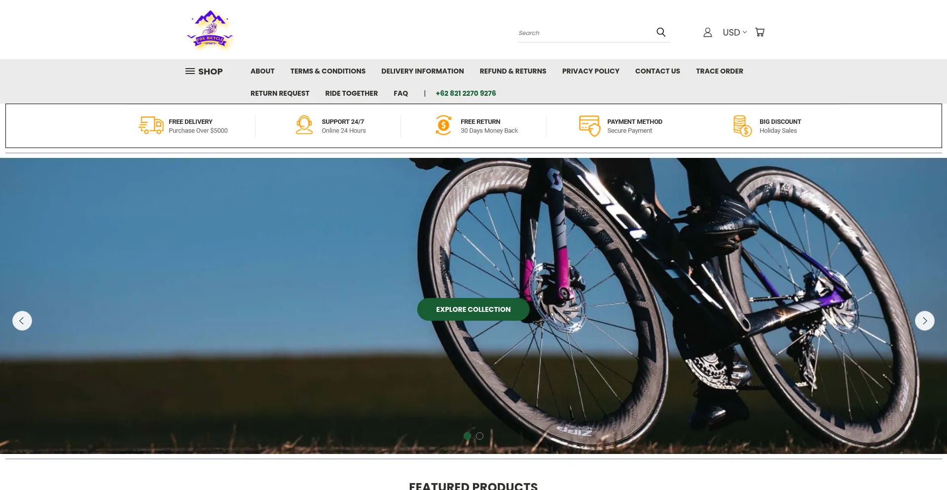 ¿És Seguro y Confiable Foxbicyclesports.com?