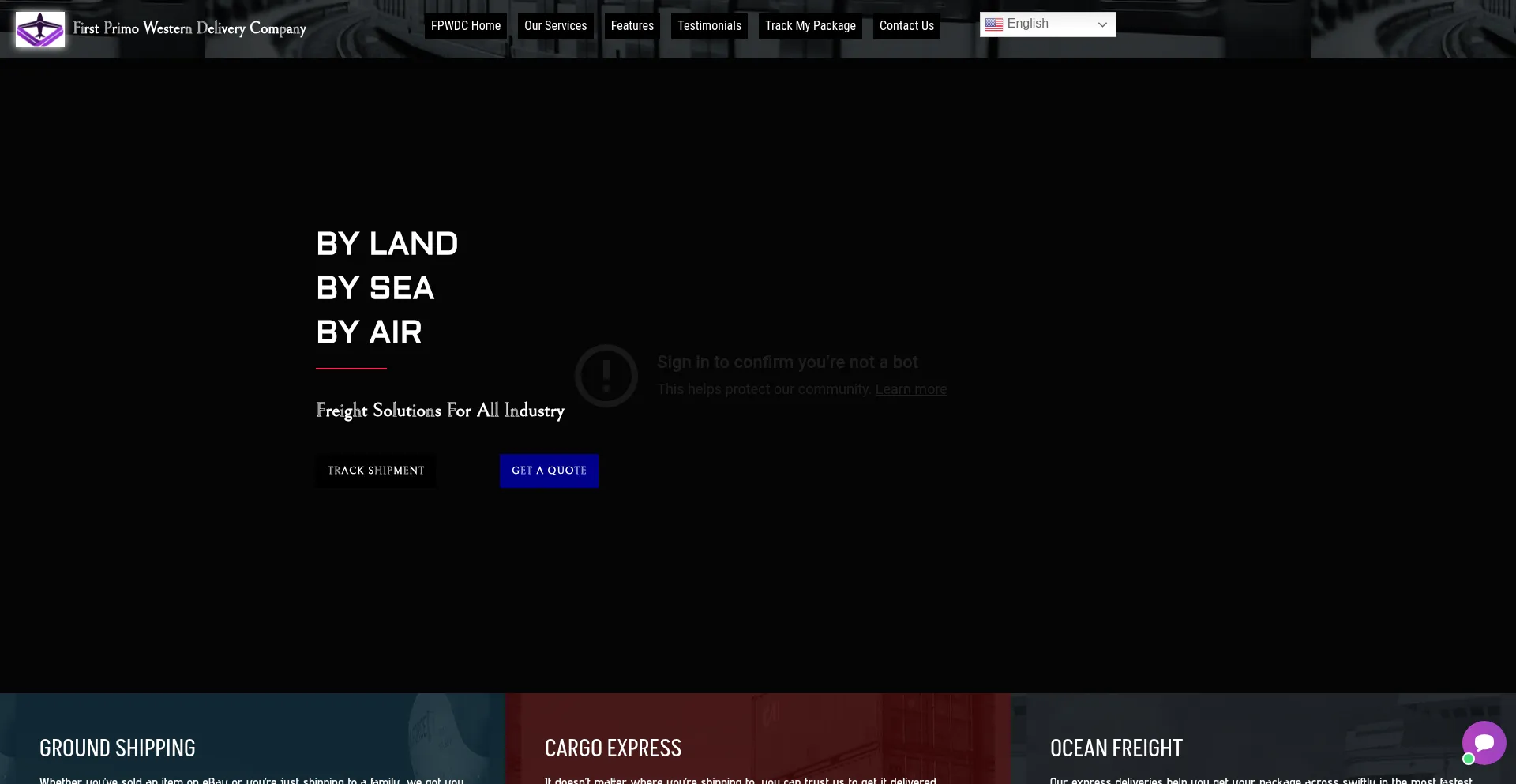 Website screenshot of Fpwdconline.com