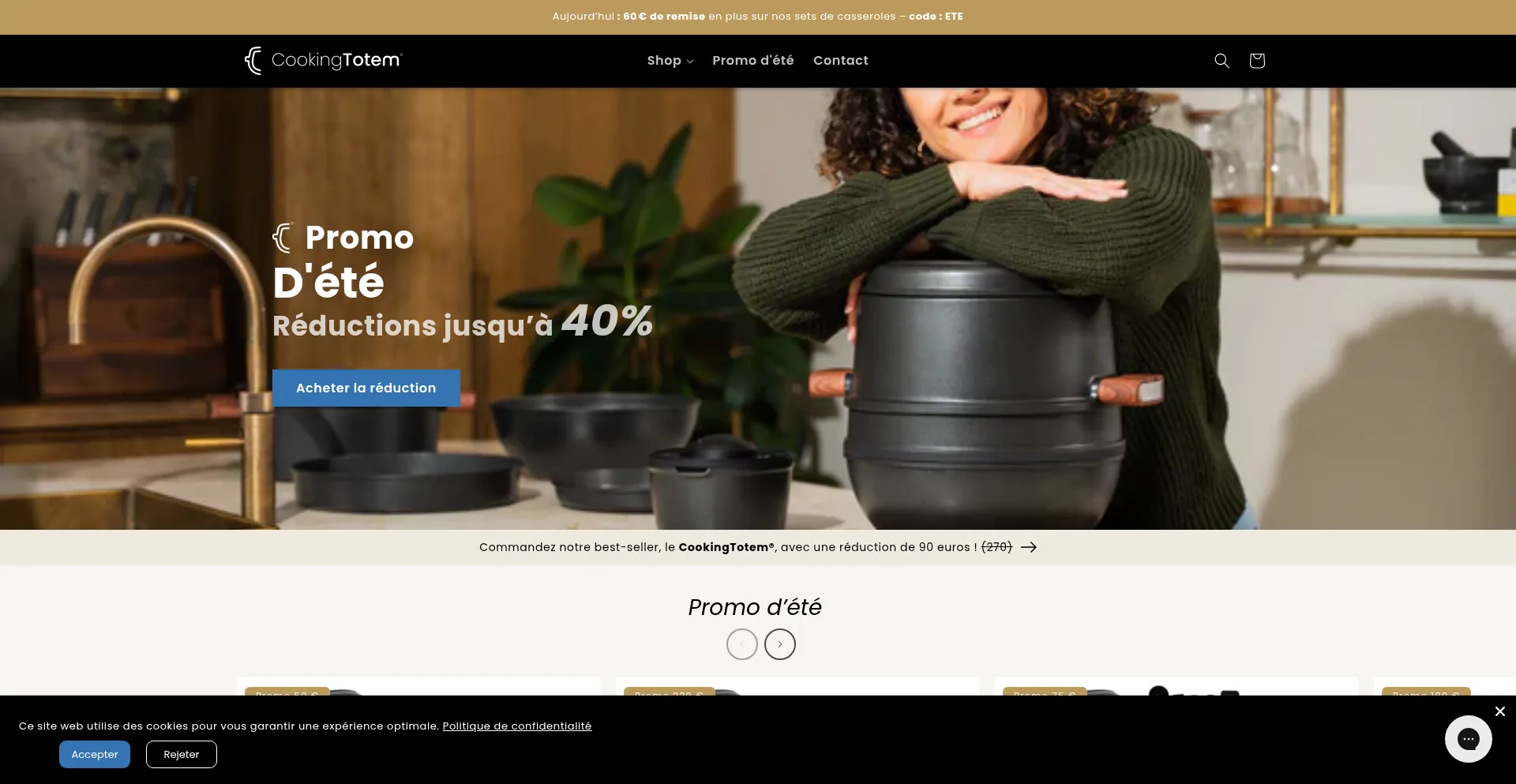 ¿És Seguro y Confiable Fr.cookingtotem.com?