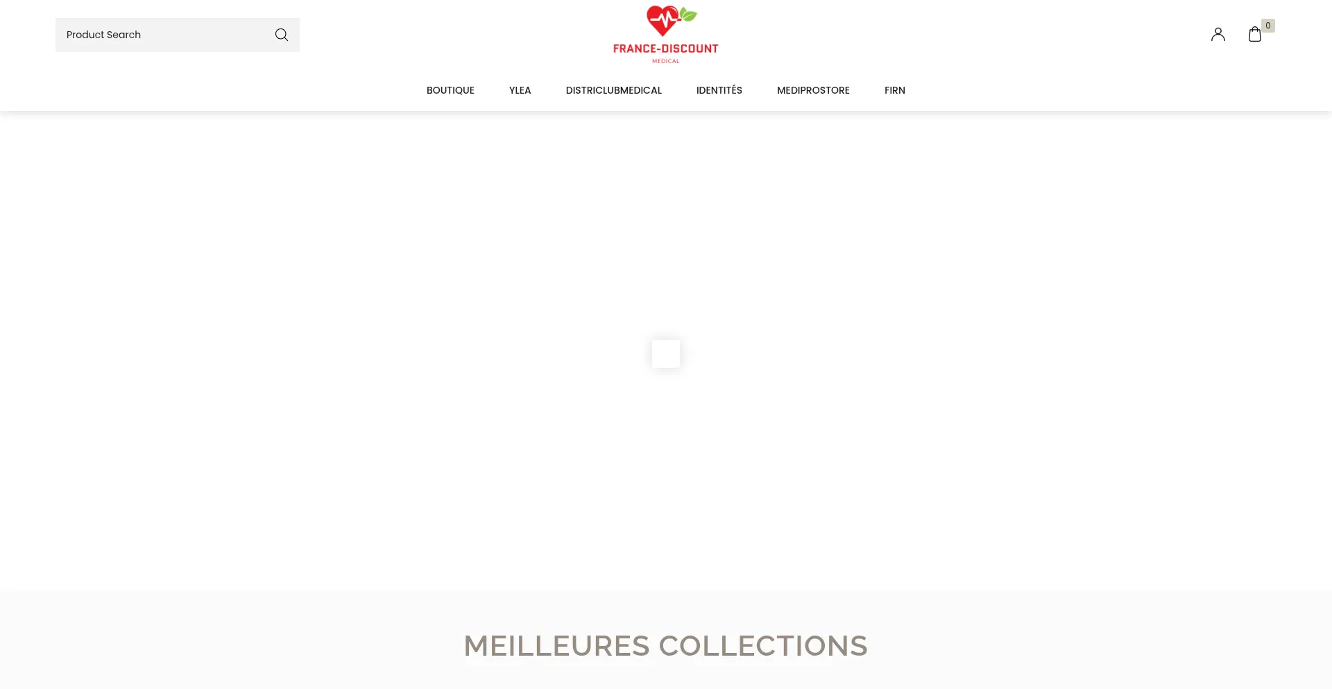 Website screenshot of France-discount-medical.com