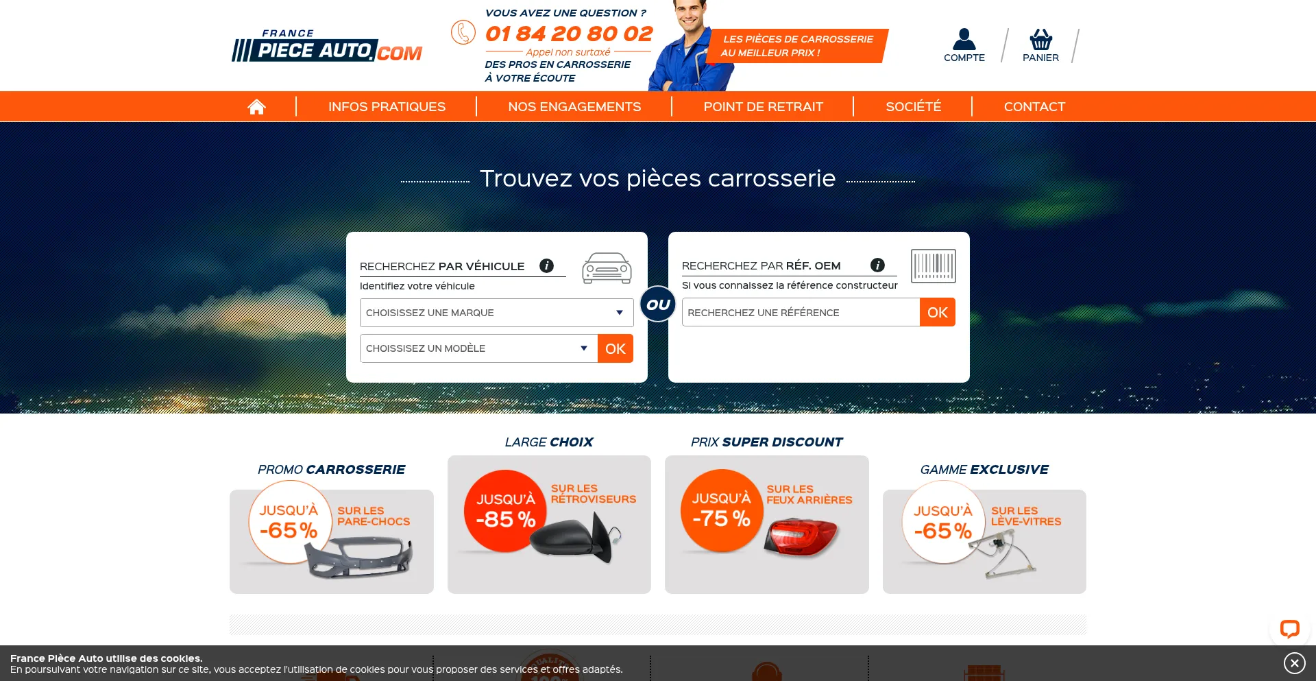 ¿És Seguro y Confiable France-piece-auto.com?