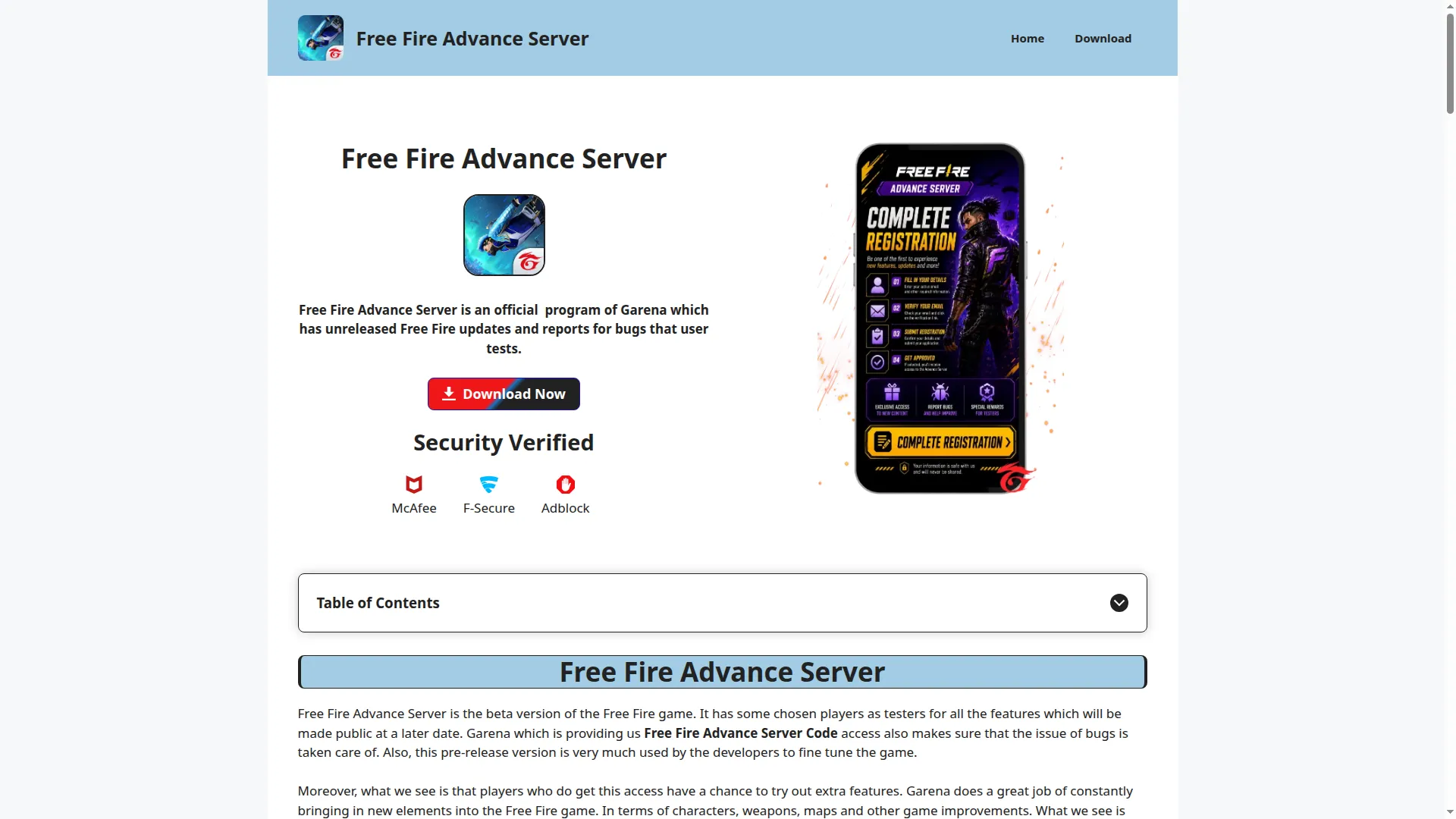 Freefireadvanceserverx.net