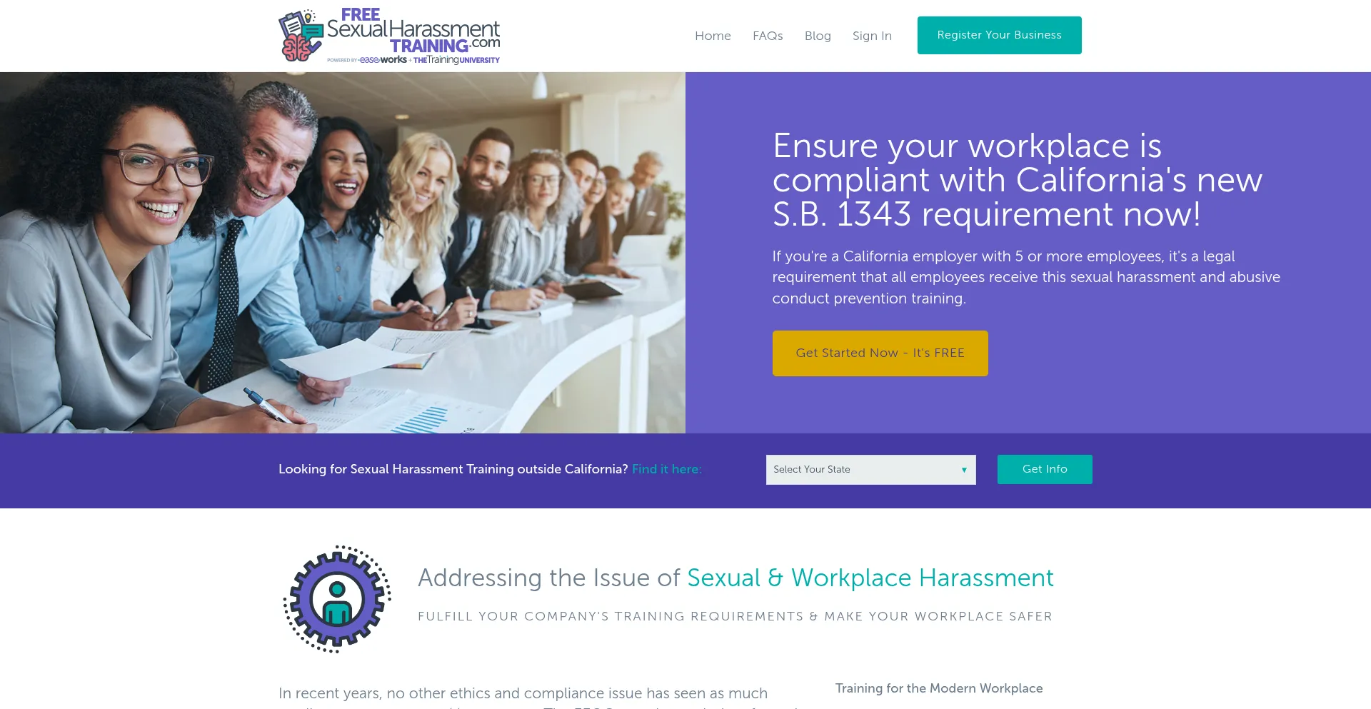 ¿És Seguro y Confiable Freesexualharassmenttraining.com?