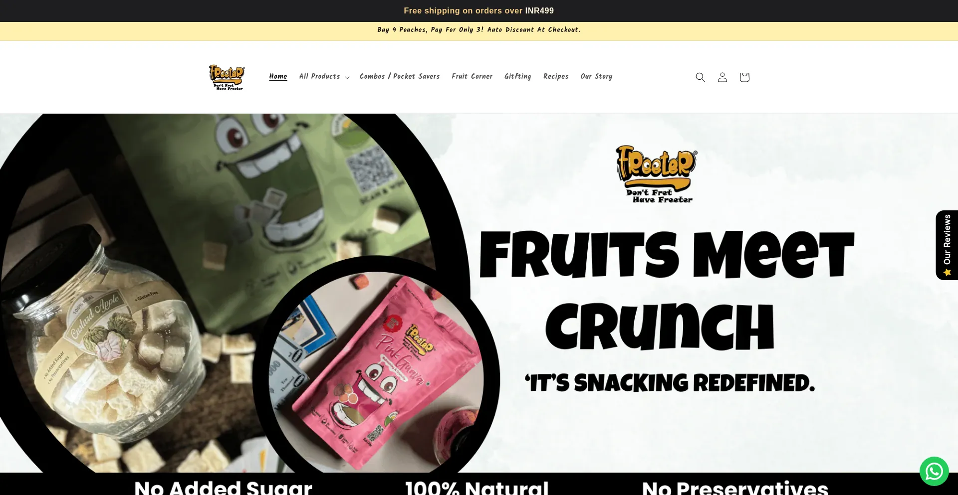 ¿És Seguro y Confiable Freeterfoods.com?