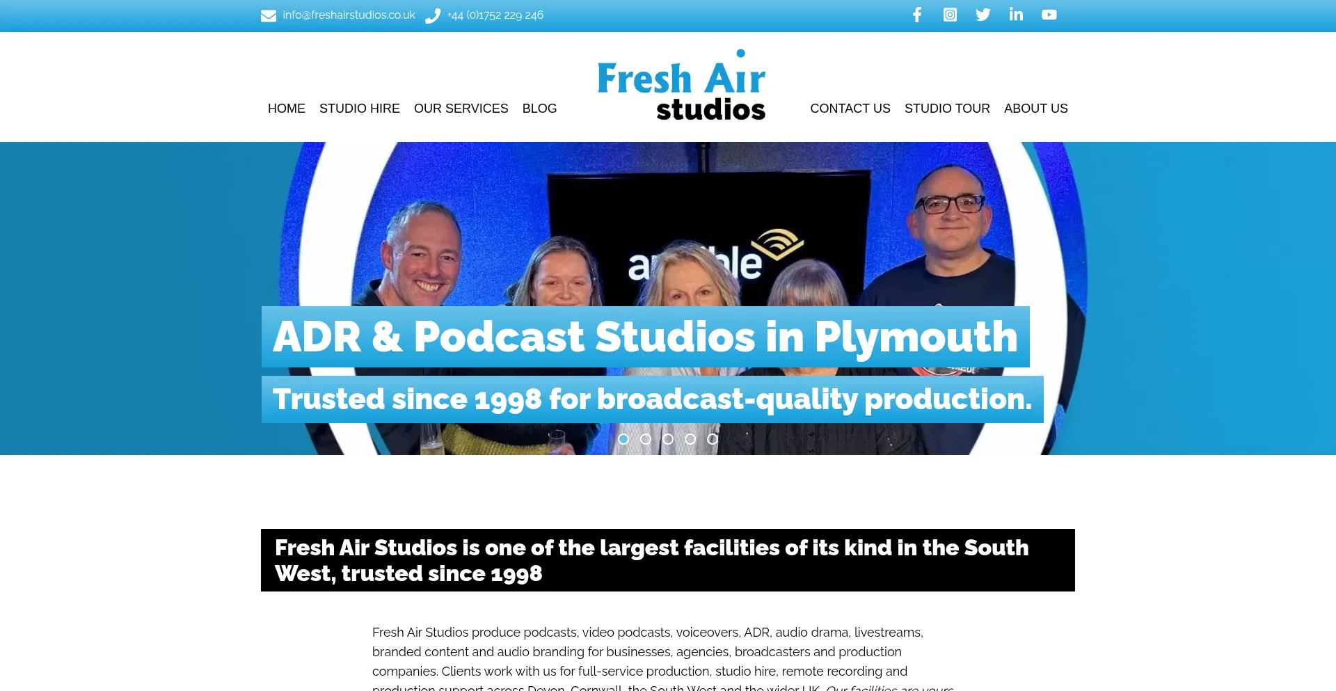 Freshairstudios.co.uk