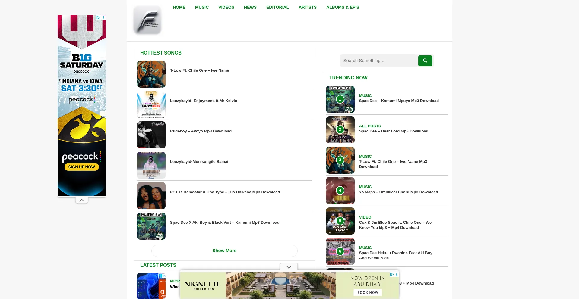 Freshzambianmusicpromos.live