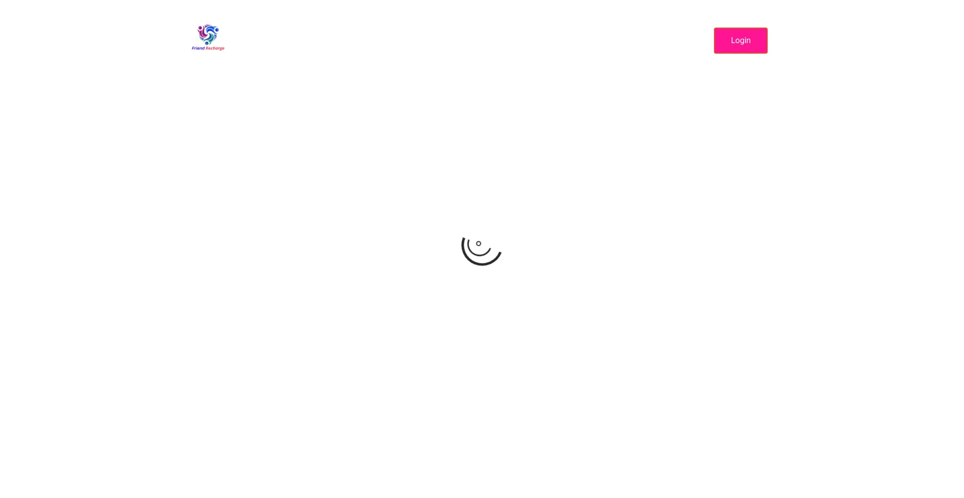Website screenshot of Friendrecharge.com